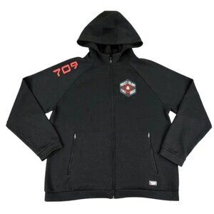 Disney Star Wars 709 Galaxy’s Edge Protect First Order Zip Hoodie Black Large